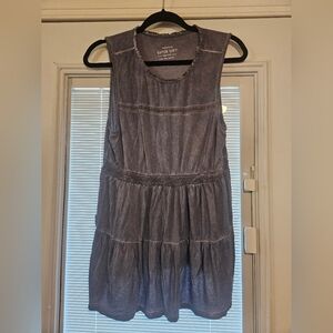 💙Torrid blue 00 super soft flowy tank w/ruffles 💙